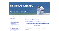 Desktop Screenshot of destinosimserso.com