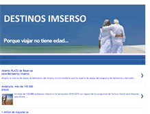 Tablet Screenshot of destinosimserso.com